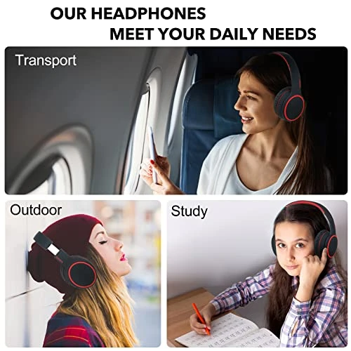 Bluetooth Headphones Over Ear, RORSOU