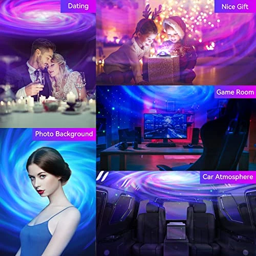 Galaxy Projector with Bluetooth Speaker, ENOKIK