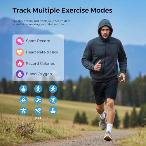 Smart Ring - Fitness Tracker with Heart Rate, Blood Oxygen, Stress Monitor, and Sleep Tracking — Smart Ring, Domhong