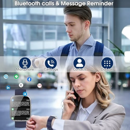 Smart Watch with HD Touch Screen, Fitness and Health Monitoring — Smart Watch, Puqo