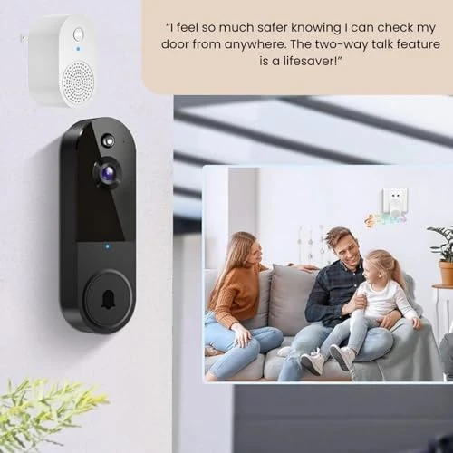 Smart Wireless Video Doorbell Camera, Generic