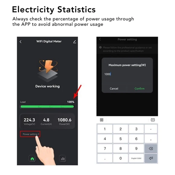 Smart Energy Meter — Energy Monitor, Cozy Cottage-Relax