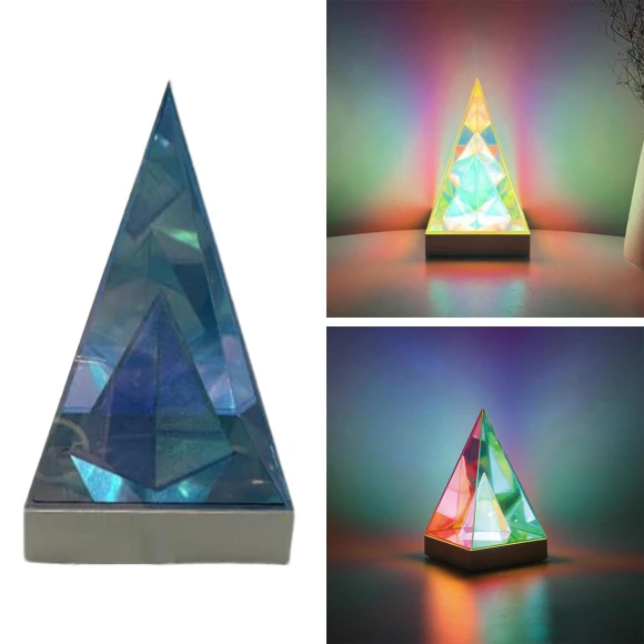 Pyramid Acrylic Lamp, Fashion Jelewery