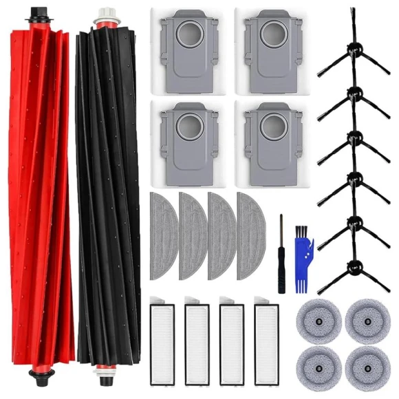 Main Side Brush, Hepa Filter, Mop Pads, Dust Bags Spare Parts, Modern Home Furnishing