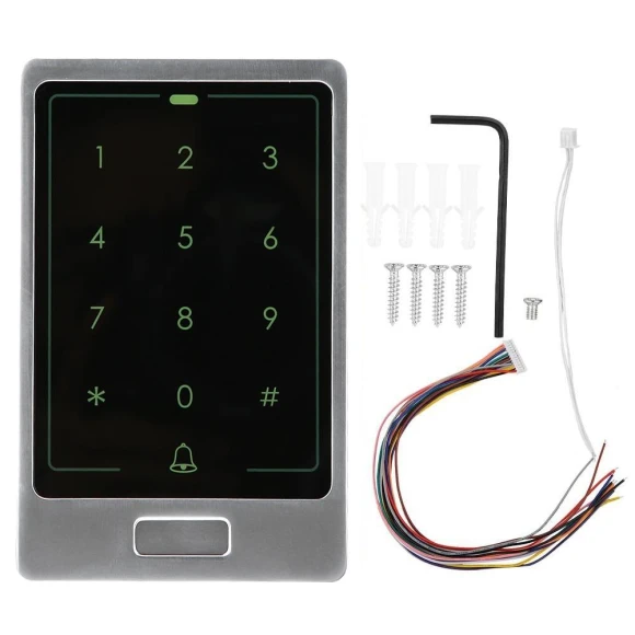 Metal 125 kHz WG26/34 Touch Keypad, KONNWEI