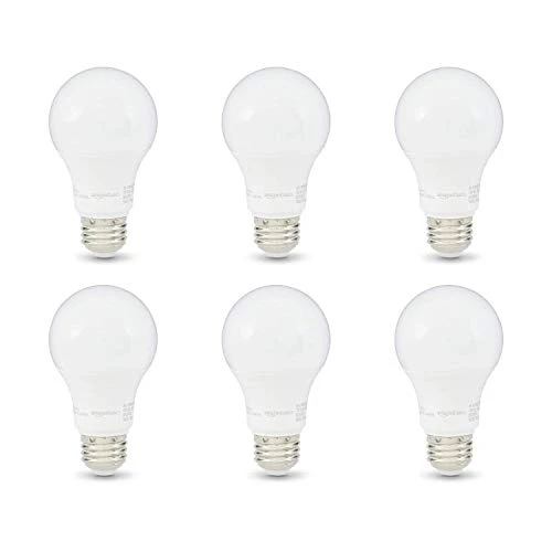 A19 LED Light Bulbs, Amazon Basics