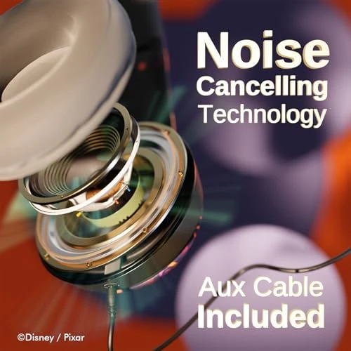 Bluetooth Headphones Over The Ear — Wireless Earbuds, Disney/Pixar