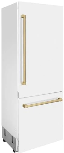 Built-In Bottom Freezer Refrigerator with Water Dispenser and Ice Maker — Smart Refrigerator, Z Line Kitchen and Bath