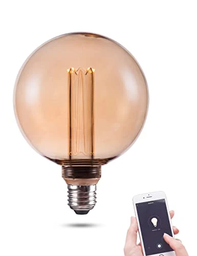 Decorative Round LED Light Bulb — Smart Light Bulb, Harwez