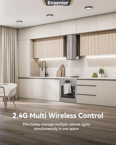 Hand Wave Motion Sensor LED Under Cabinet Lighting, Ensenior