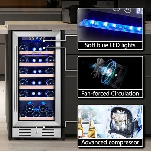 Mini Fridge Wine Cooler, Kalamera