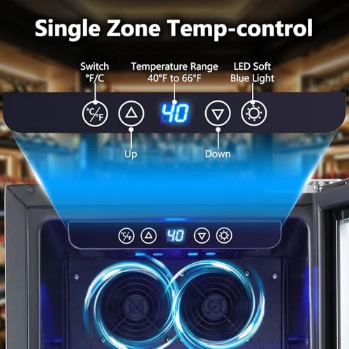 Mini Fridge Wine Cooler, Kalamera