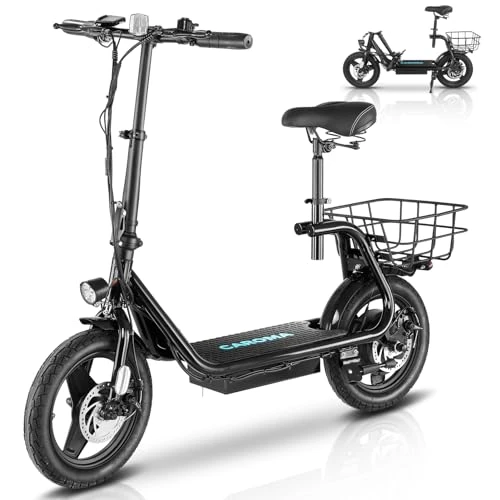 Peak 1200W Electric Scooter with Seat — Electric Scooter, Caroma