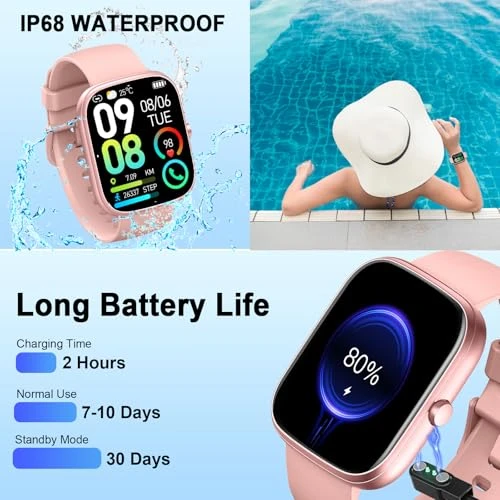 Smart Watch with HD Screen and Fitness Tracking — Smart Watch, Dyurwa