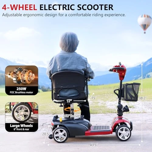 All Terrain Foldable Electric Scooter — Electric Scooter, Hubbfq