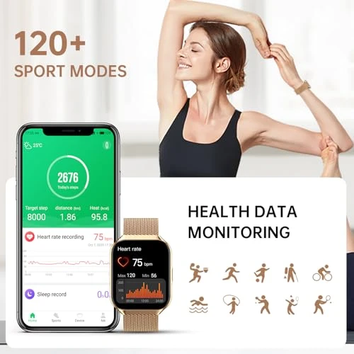 Fitness Tracker Smart Watch, taopodo
