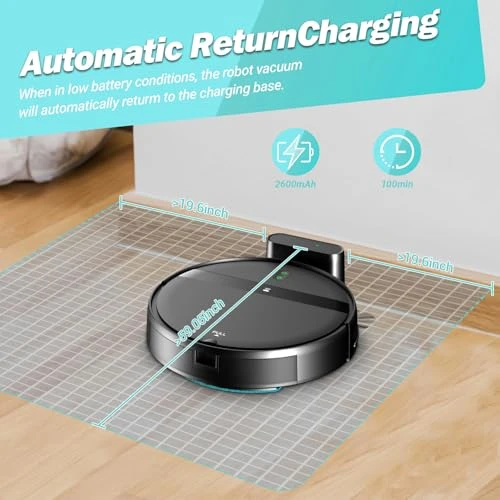 Robot Vacuum and Mop Combo — Robot Vacuum, Kilgone
