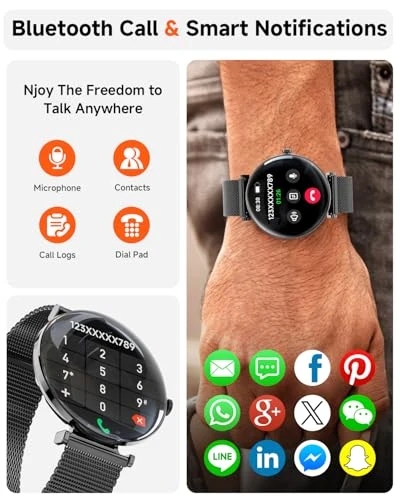Smart Watch for Women, Hwagol