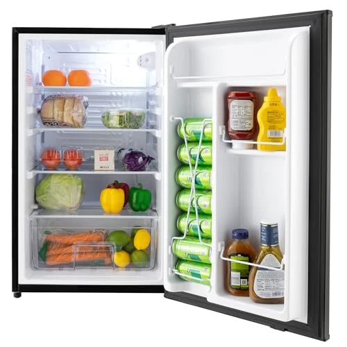 RV Refrigerator with Adjustable Shelves and Reversible Door — Smart Refrigerator, RecPro