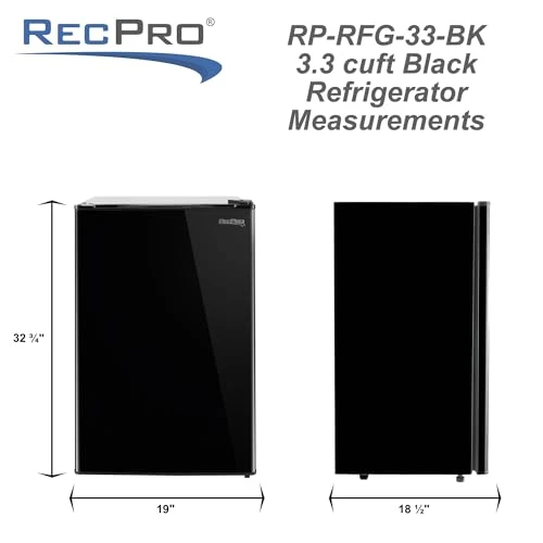 RV Refrigerator with Adjustable Shelves and Reversible Door — Smart Refrigerator, RecPro