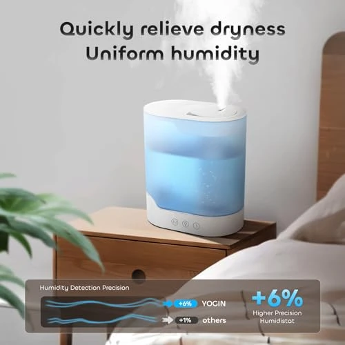 Air Humidifier — Essential Oil Diffuser, YOGIN