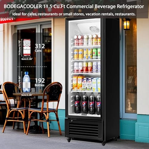 Commercial Beverage Refrigerator and Cooler, BODEGACOOLER