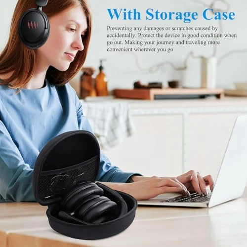 Active Noise Cancelling Wireless Headphones — Wireless Earbuds, ACANDYA