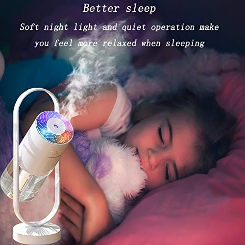 Portable Mini Humidifier with LED Lights — Humidifier, fuliying