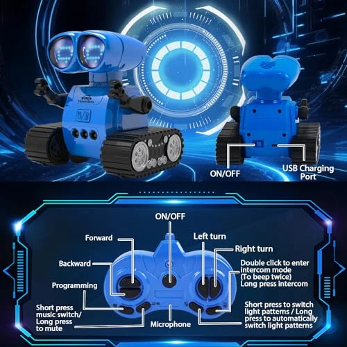Rechargeable RC Robot with Gesture Sensing, SEFCVTC