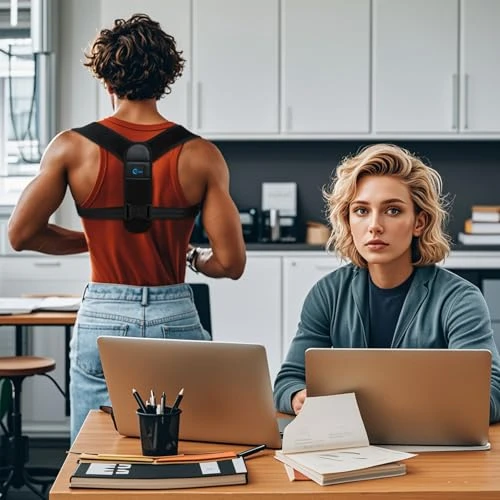 Adjustable Back Brace for Posture Support, GROKIE