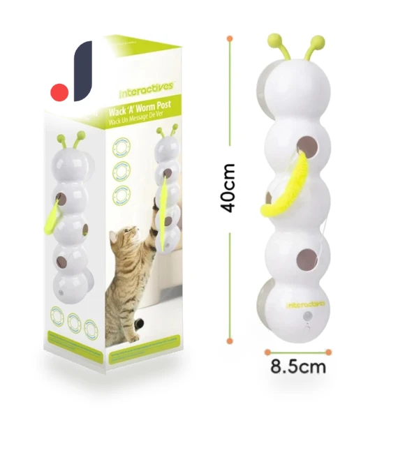 Smart Motion-Sensing Worm Toy for Cats — Cat Playthings, YJMP Top