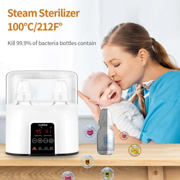 4-in-1 Multi-Functional Smart Temperature Control Electric Sterilizer with Baby Food Warmer, Huang Bo Ran