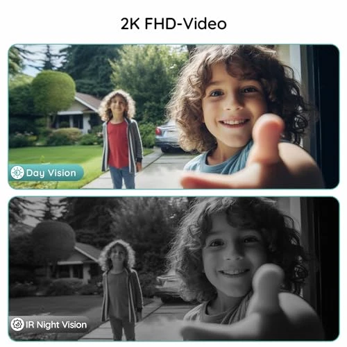 2K HD Wireless Doorbell Camera — Video Doorbell, BOIFUN