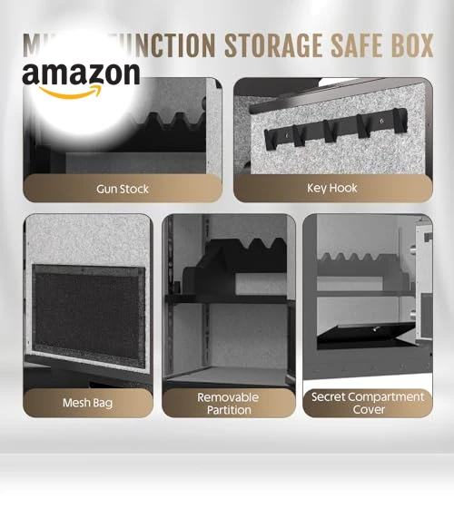 Biometric Safe Box with Smart Touch Screen — Cabinet Safes, SAPITAL