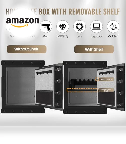 Biometric Safe Box with Smart Touch Screen — Cabinet Safes, SAPITAL