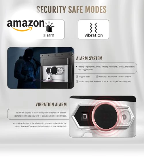 Biometric Safe Box with Smart Touch Screen — Cabinet Safes, SAPITAL