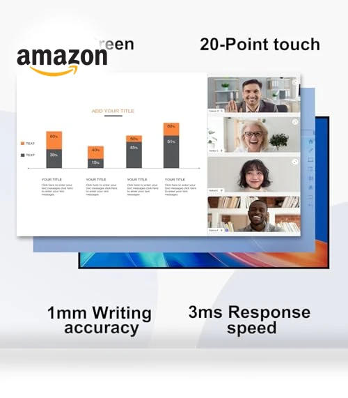 FLIP HUB 55" S2 Rotating Smart Board — Electronic Whiteboards, TIBURN