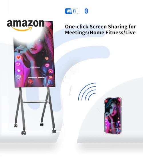 FLIP HUB 55" S2 Rotating Smart Board — Electronic Whiteboards, TIBURN