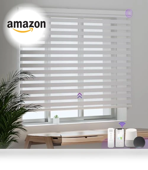 Motorized Zebra Blinds — Smart Home Modules, Astomi