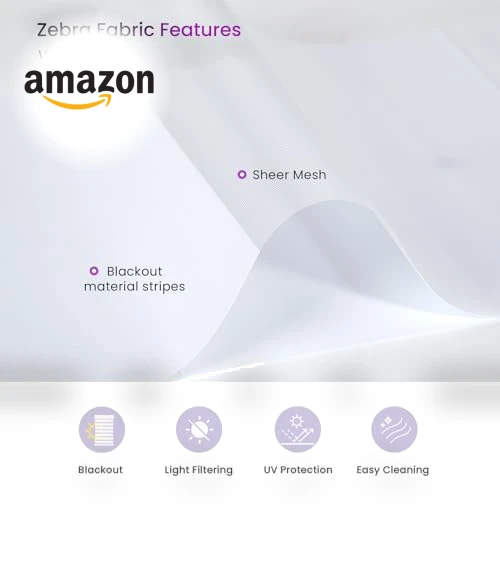 Motorized Zebra Blinds — Smart Home Modules, Astomi