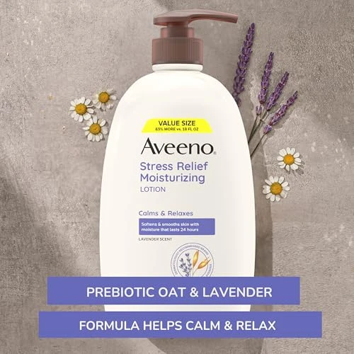 Stress Relief Moisturizing Body Lotion, Aveeno