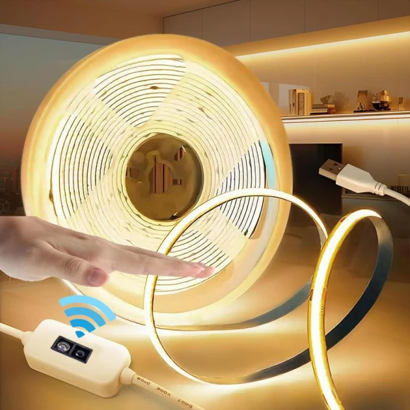 COB LED Light Strip with Hand Sweep Sensor, Rybakov Home Lighting