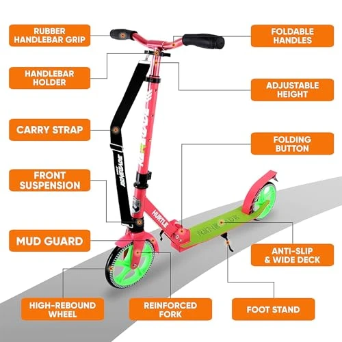 Lightweight and Foldable Kick Scooter — Electric Scooter, Hurtle