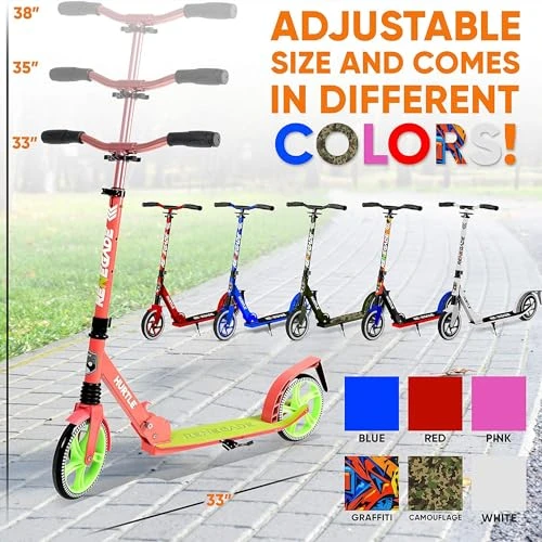 Lightweight and Foldable Kick Scooter — Electric Scooter, Hurtle