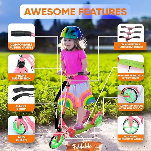 Lightweight and Foldable Kick Scooter — Electric Scooter, Hurtle