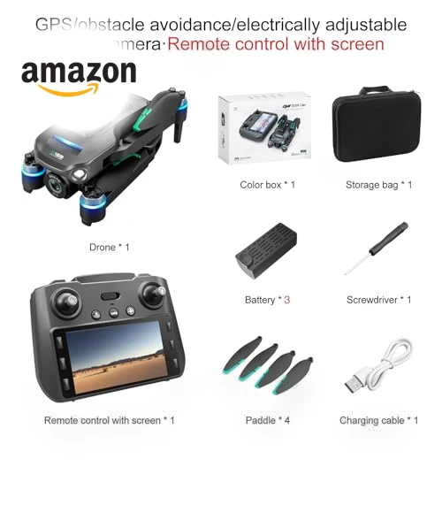 4K GPS Drone with Dual Cameras — Drones, Jardhom
