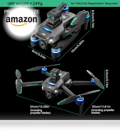 4K GPS Drone with Dual Cameras — Drones, Jardhom