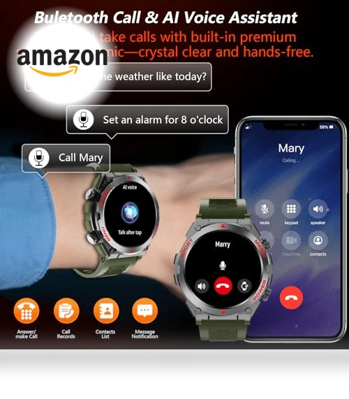 AI Smartwatch with Health Monitoring — Smartwatches, Bvlrksc