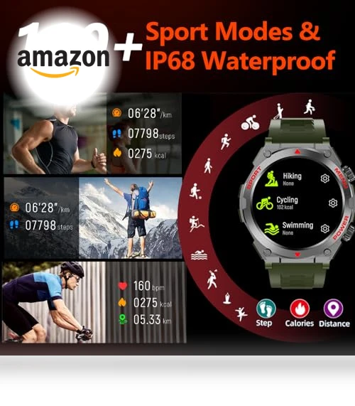 AI Smartwatch with Health Monitoring — Smartwatches, Bvlrksc