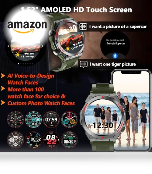 AI Smartwatch with Health Monitoring — Smartwatches, Bvlrksc